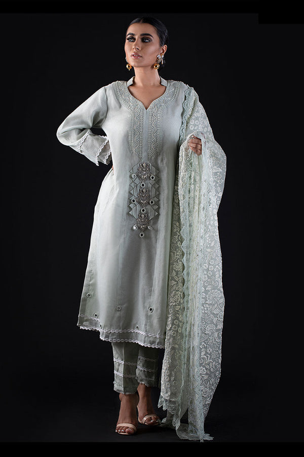 Nusrat - Pant With Lace Finish