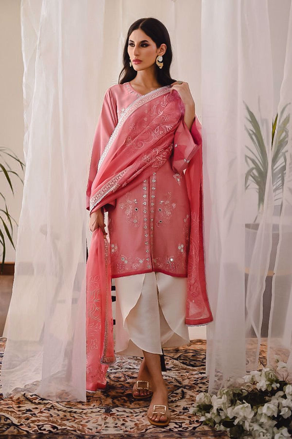 Mahrukh - Tissue Silk Plain Dupatta