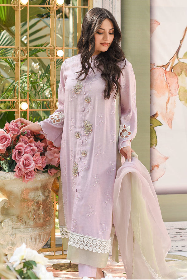 Nimra - Lilac - Pak Rawsilk Pant