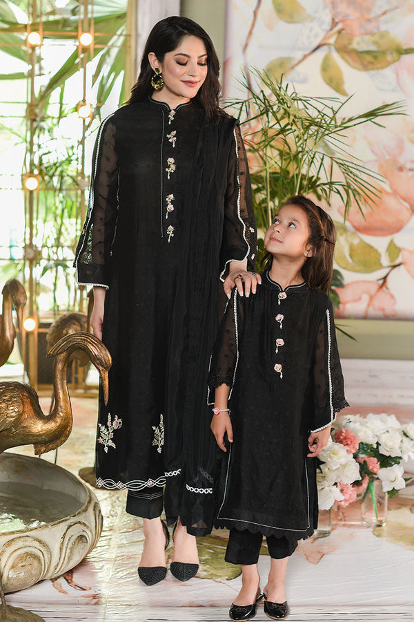 Parishay - Black - Shirt And Dupatta