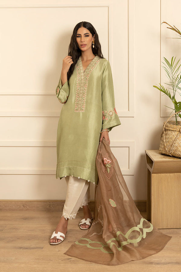 Delina - Rawsilk Shalwar