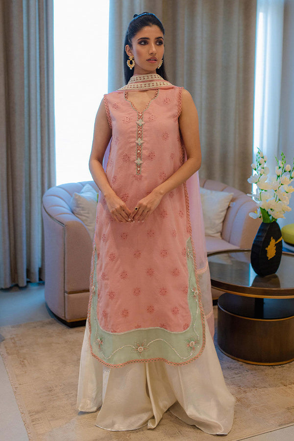 Crystal Blush - Shirt And Dupatta