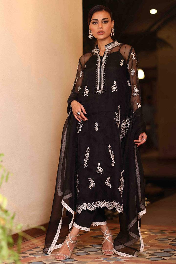 Shirt And Dupatta-Kattan Organza