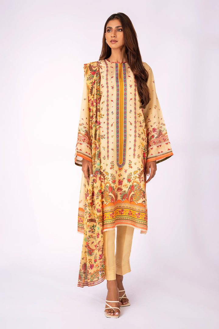 Kurta & Dupatta-Khaddi Silk