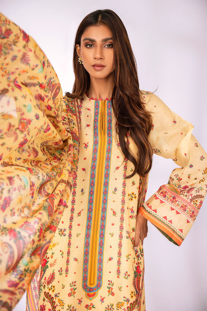 Kurta & Dupatta-Khaddi Silk