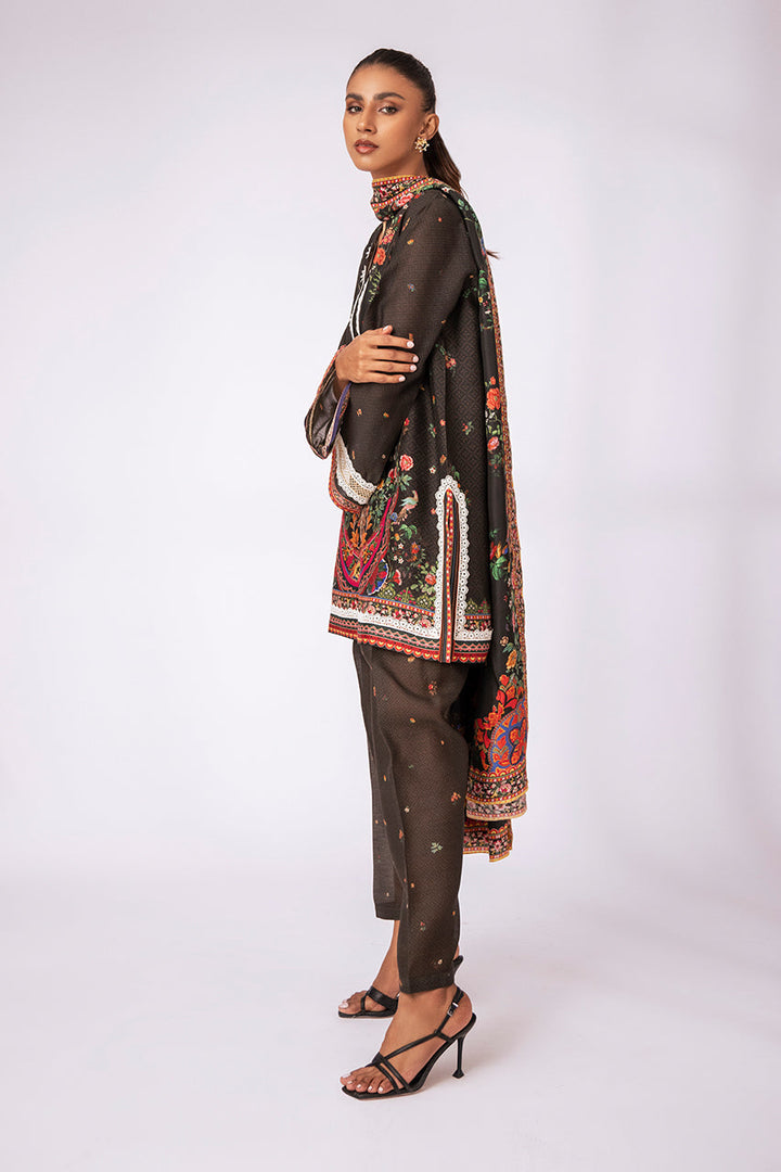 Kurta & Dupatta-Khaddi Silk