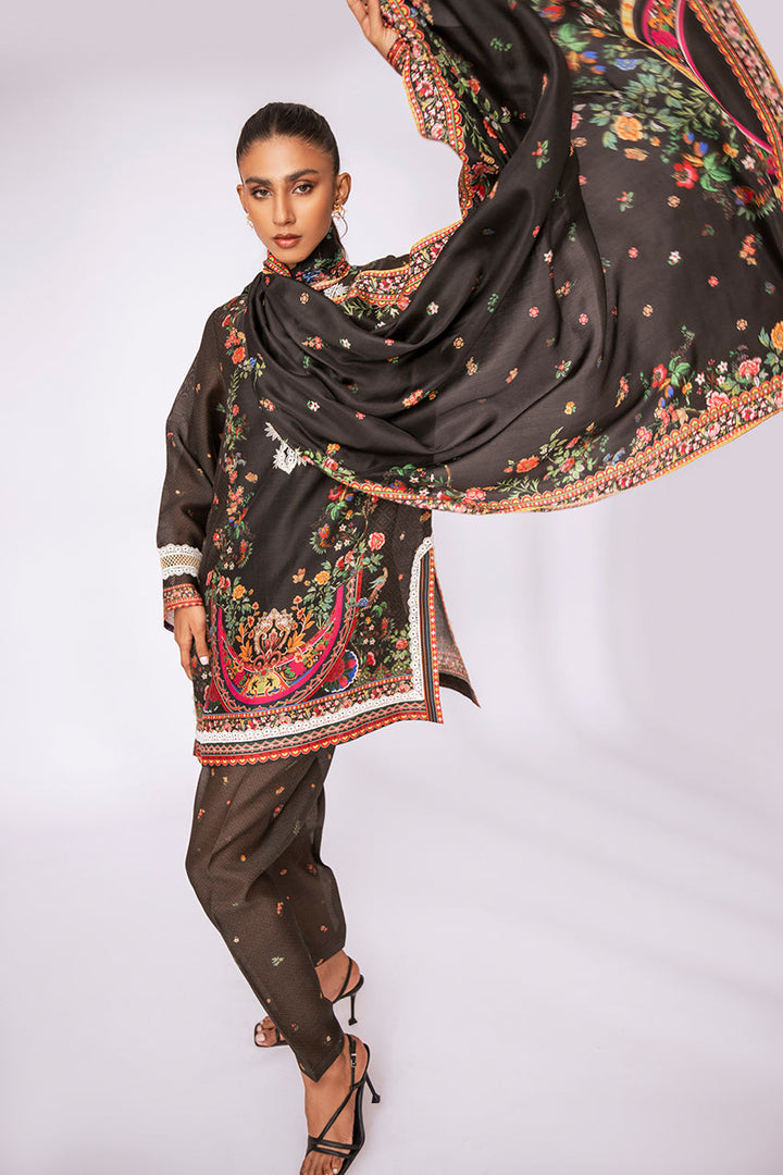 Kurta & Dupatta-Khaddi Silk