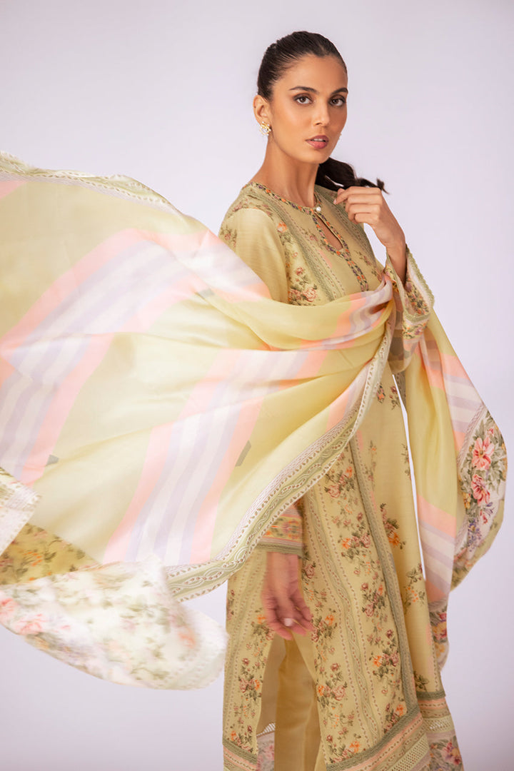 Kurta & Dupatta-Khaddi Silk