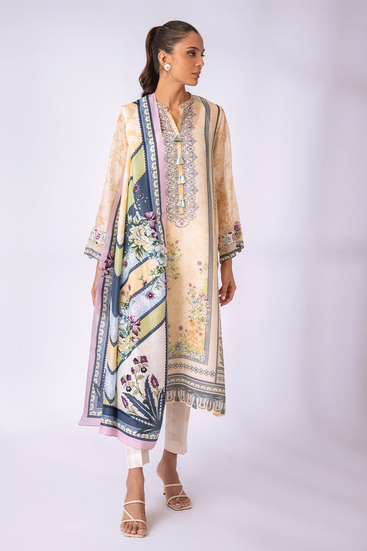 Kurta & Dupatta-Cotton Net