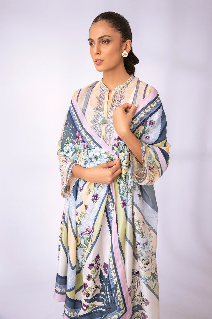 Kurta & Dupatta-Cotton Net