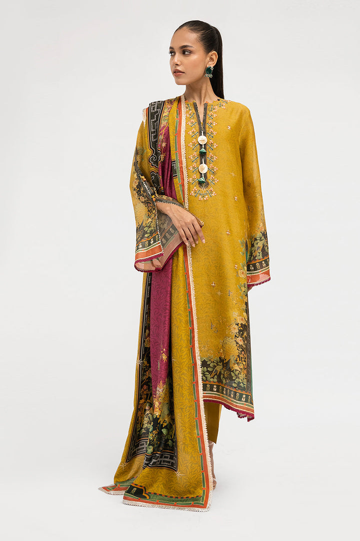 Shirt & Dupatta-Khaddi Silk