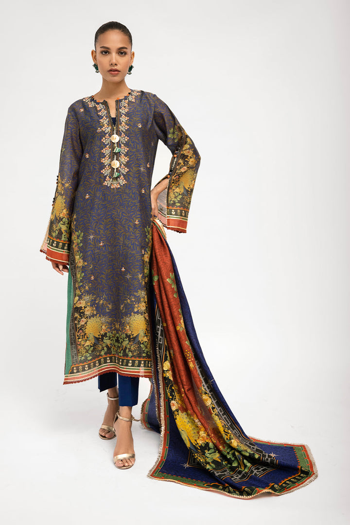 Shirt & Dupatta-Khaddi Silk