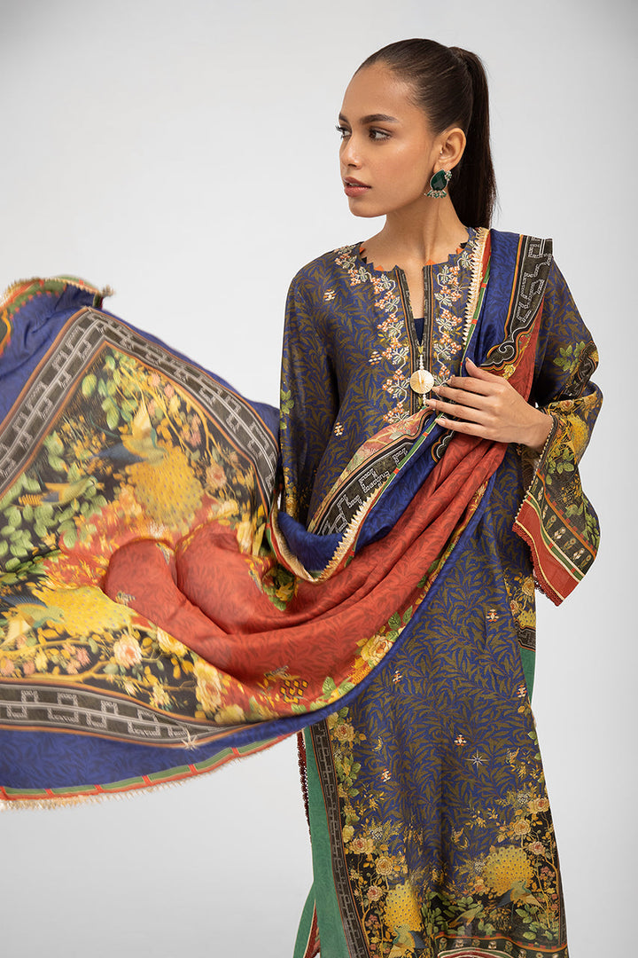 Shirt & Dupatta-Khaddi Silk