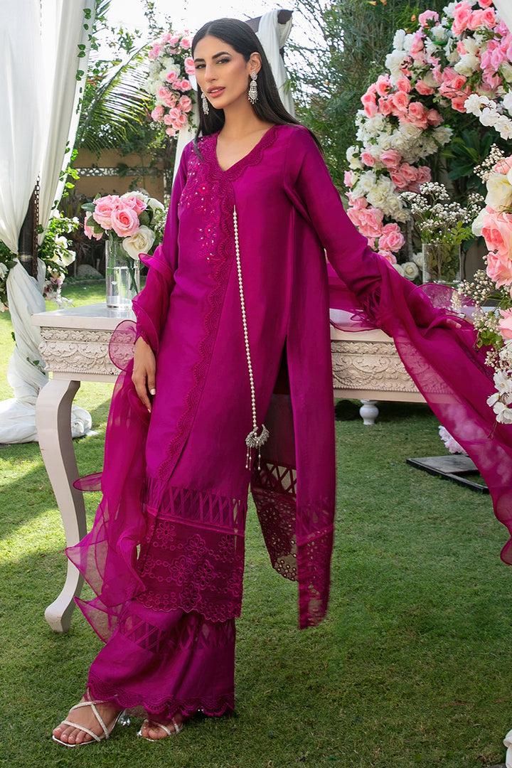 Shirt And Dupatta-Raw Silk