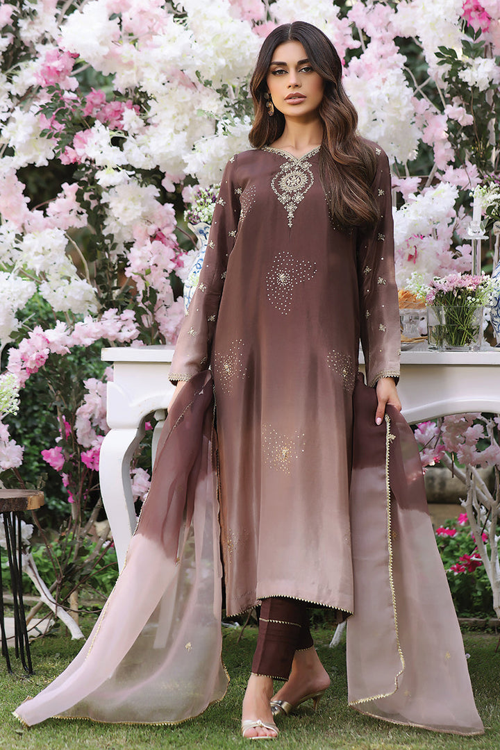 Shirt And Dupatta-Raw Silk