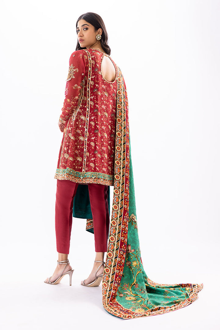 Angrakha & Dupatta-Cotton Net