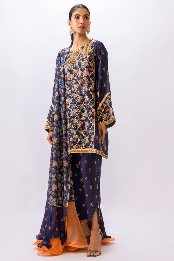 Abha & Dupatta-Khaddi Silk