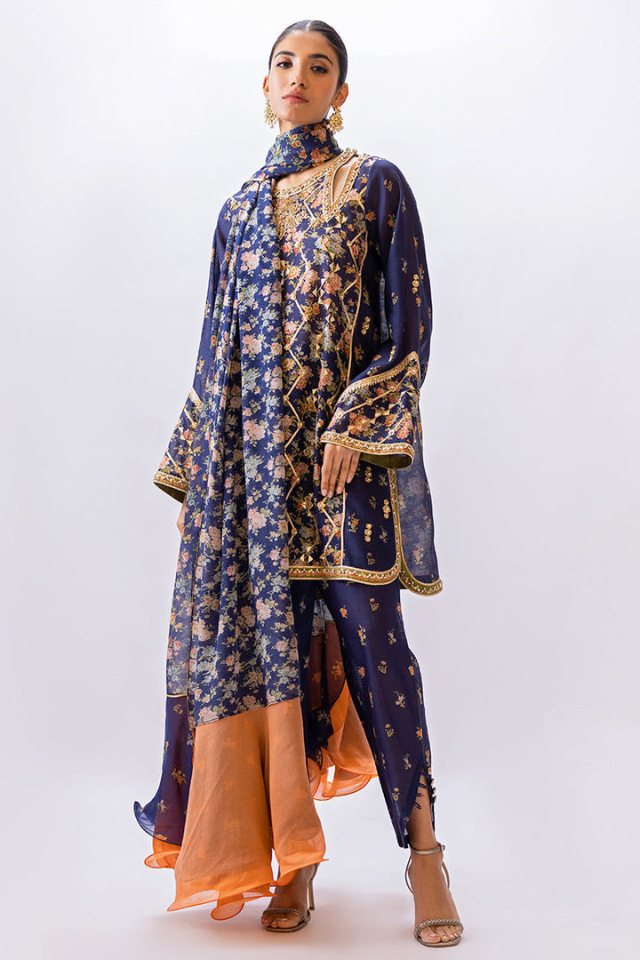 Abha & Dupatta-Khaddi Silk