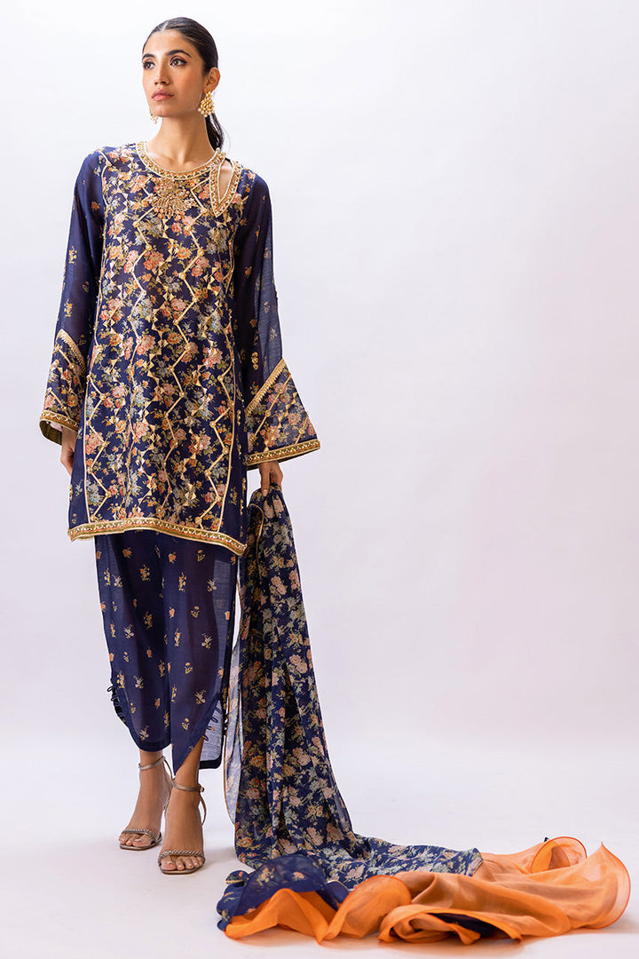 Abha & Dupatta-Khaddi Silk