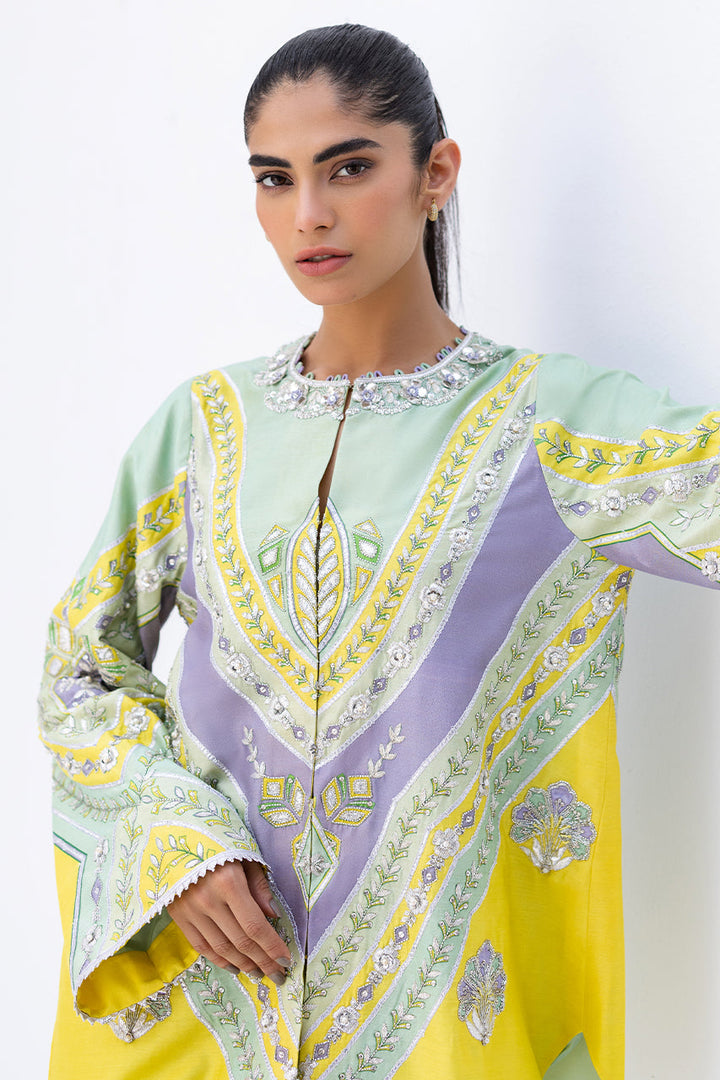 Jacket And Trouser-Khaddi silk