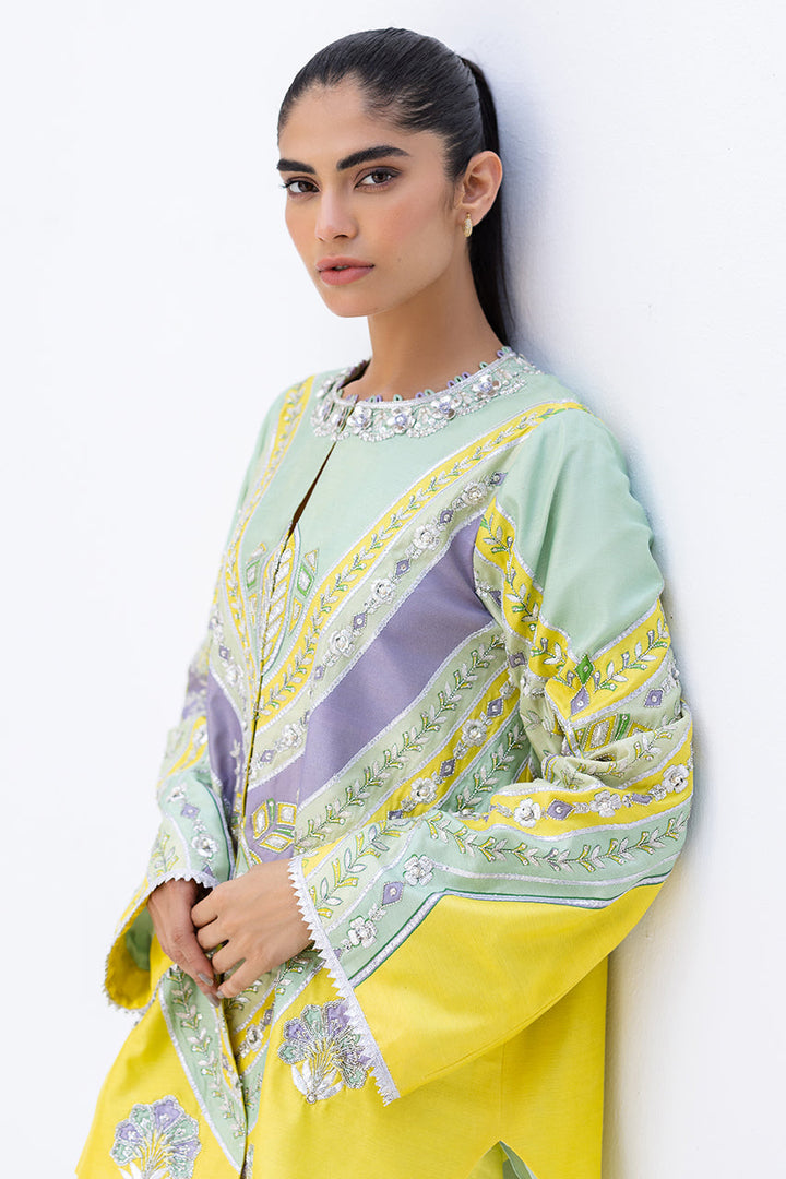 Jacket And Trouser-Khaddi silk