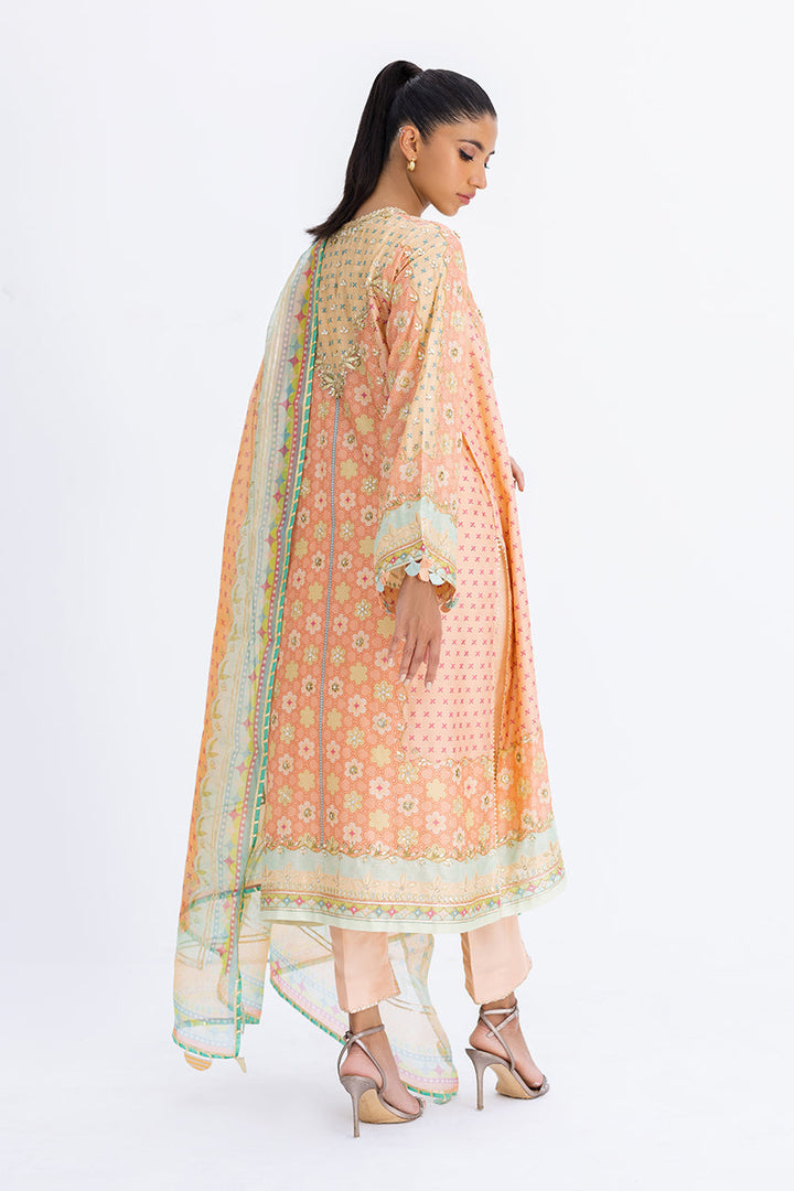 afsheen-Luxe Pret-Shirt & Dupatta-Khaddi Silk / Organza-Clothing