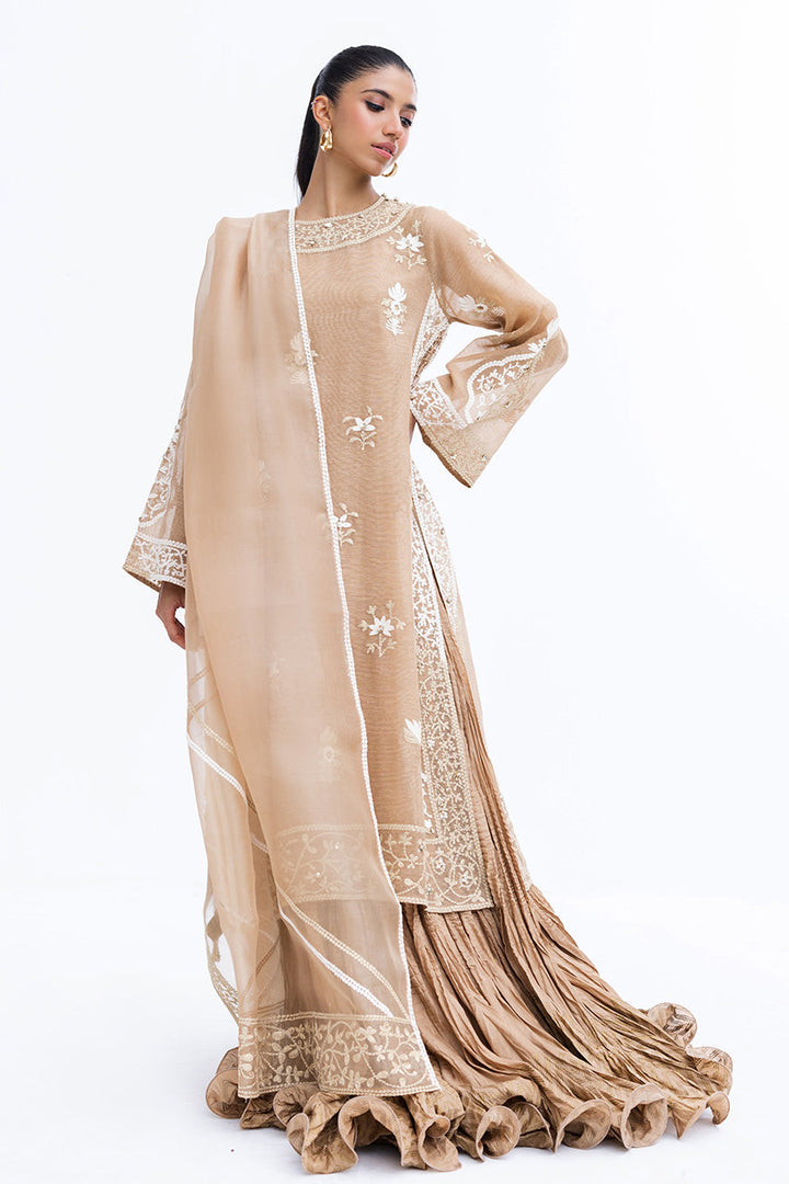 iman-Luxe Pret-Shirt & Dupatta-Khaddi Corduroy / Organza-Clothing