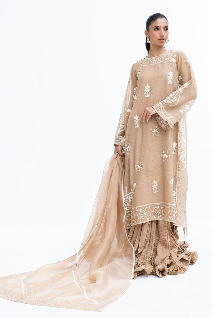 iman-Luxe Pret-Shirt & Dupatta-Khaddi Corduroy / Organza-Clothing