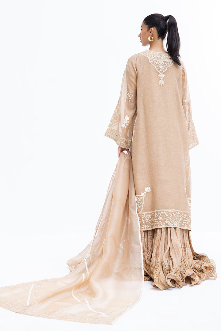 iman-Luxe Pret-Shirt & Dupatta-Khaddi Corduroy / Organza-Clothing