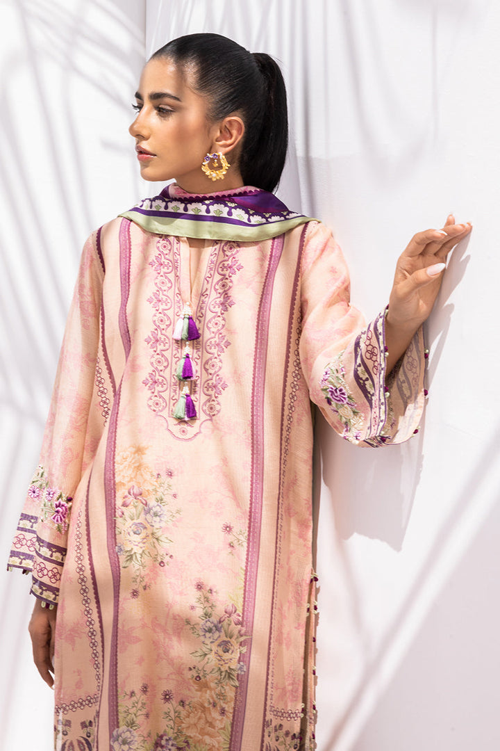 Shirt & Dupatta-Cotton Net