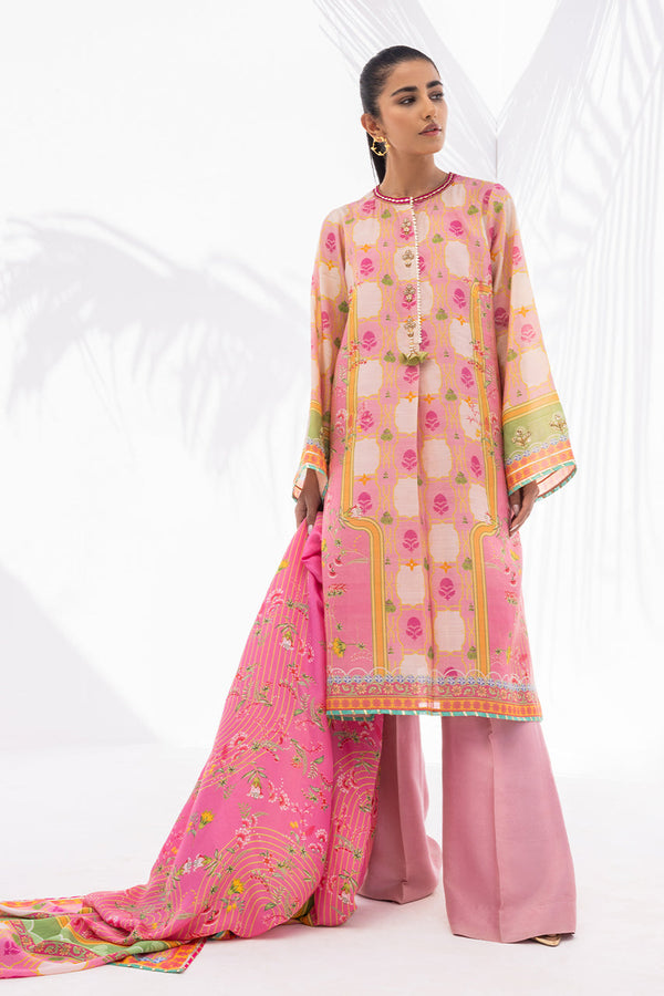 Shirt & Dupatta-Khaddi Silk