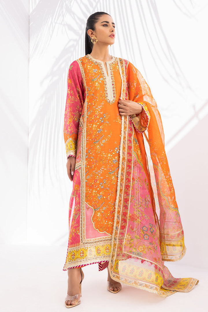 Kurta & Dupatta-Khaddi Silk