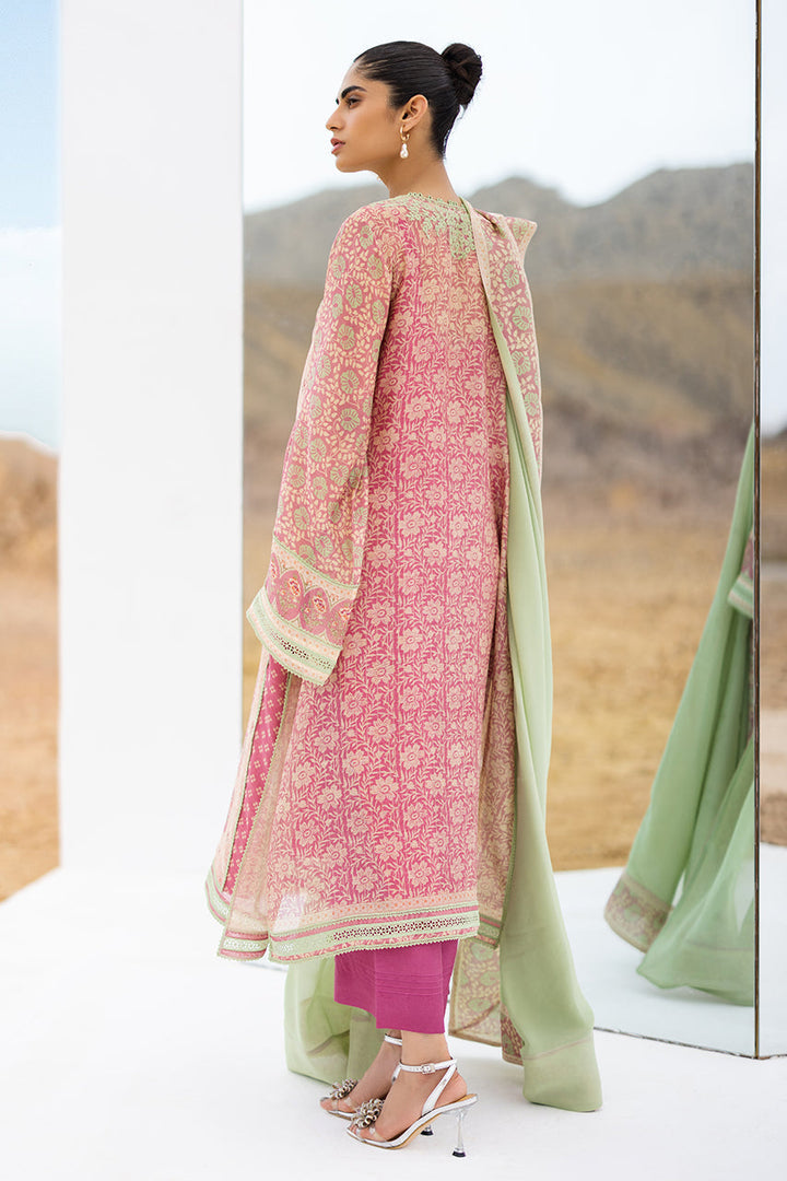 Shirt And Dupatta-Cotton Net