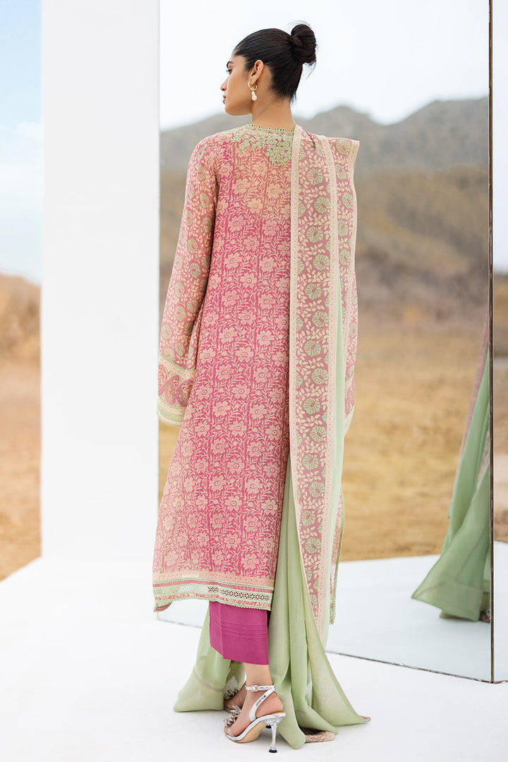 Shirt And Dupatta-Cotton Net