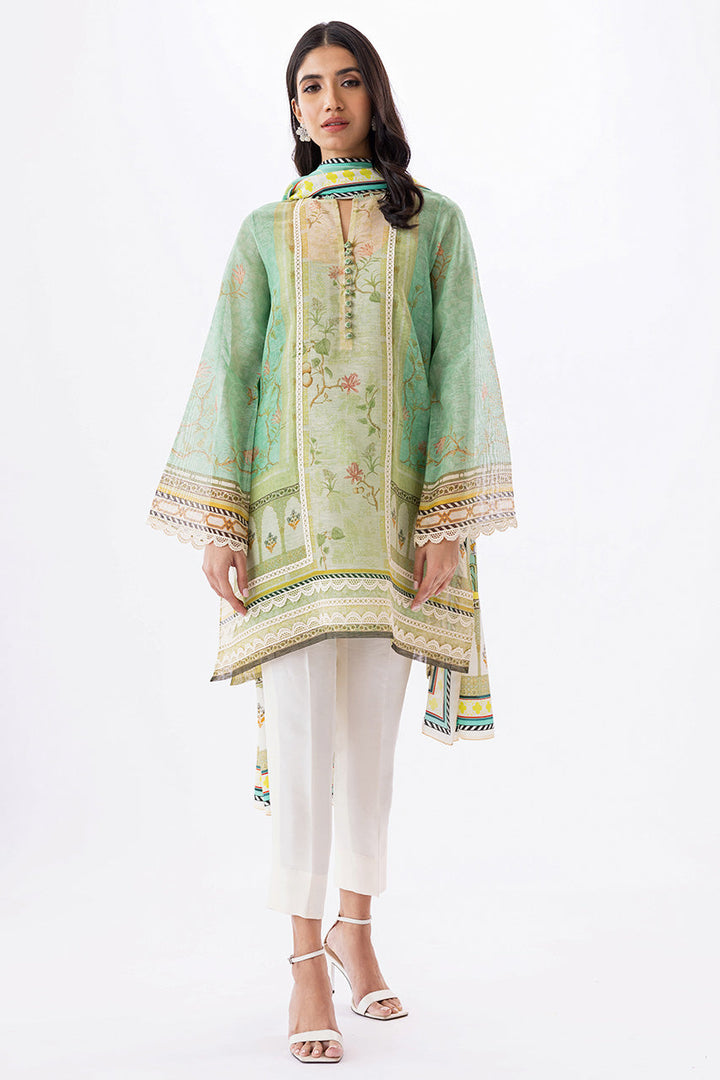 Kurta & Dupatta-Cotton Net