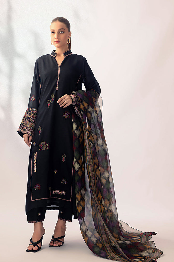 Shirt & Dupatta-Khaddi Silk