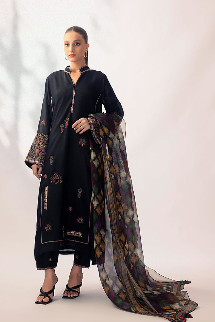 Shirt & Dupatta-Khaddi Silk