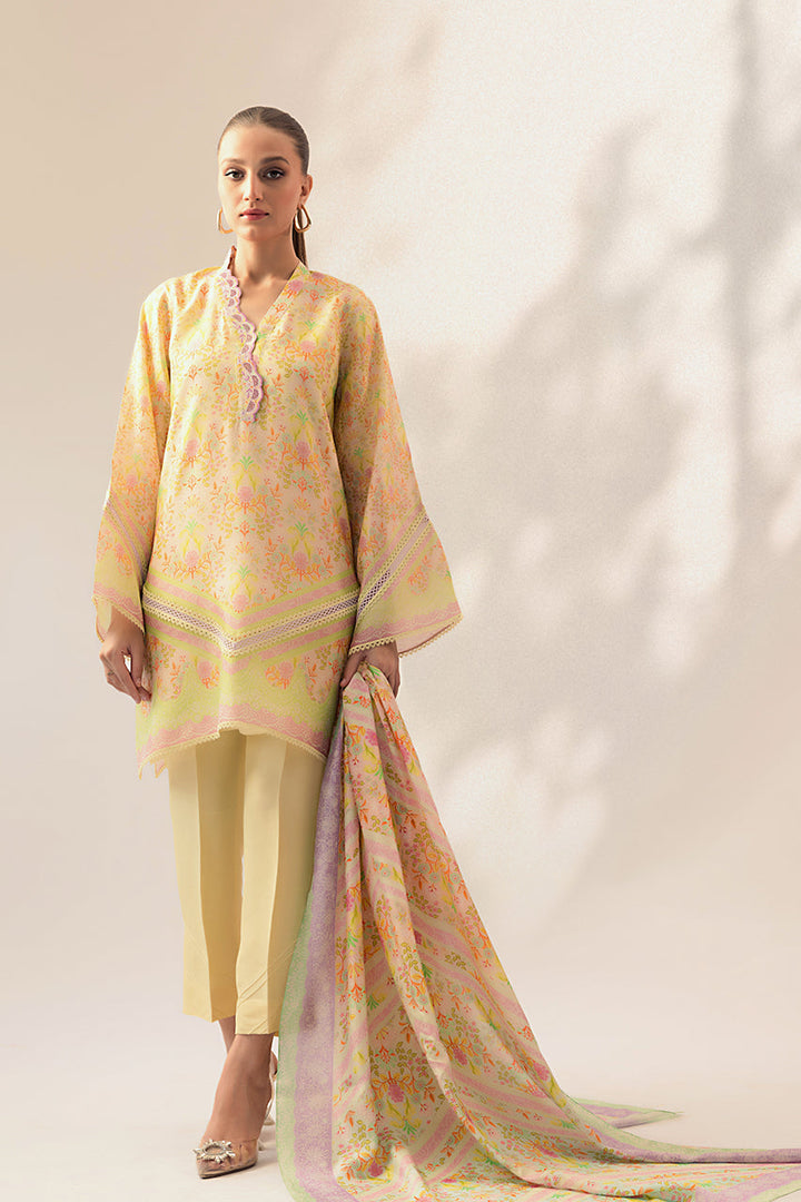 Shirt & Dupatta-Khaddi Silk