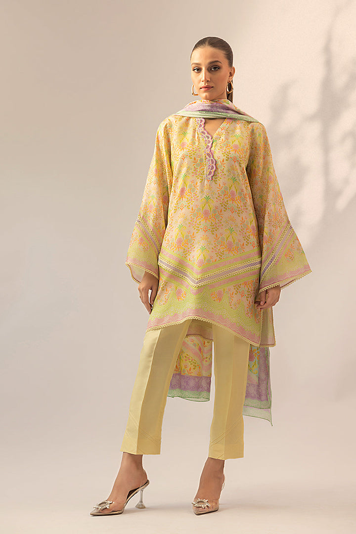 Shirt & Dupatta-Khaddi Silk