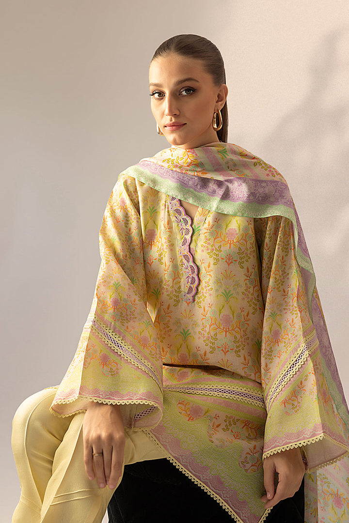 Shirt & Dupatta-Khaddi Silk