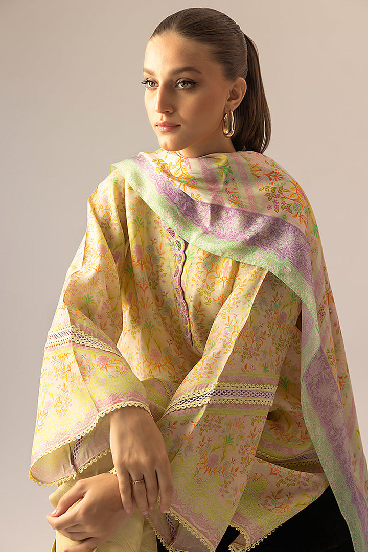 Shirt & Dupatta-Khaddi Silk