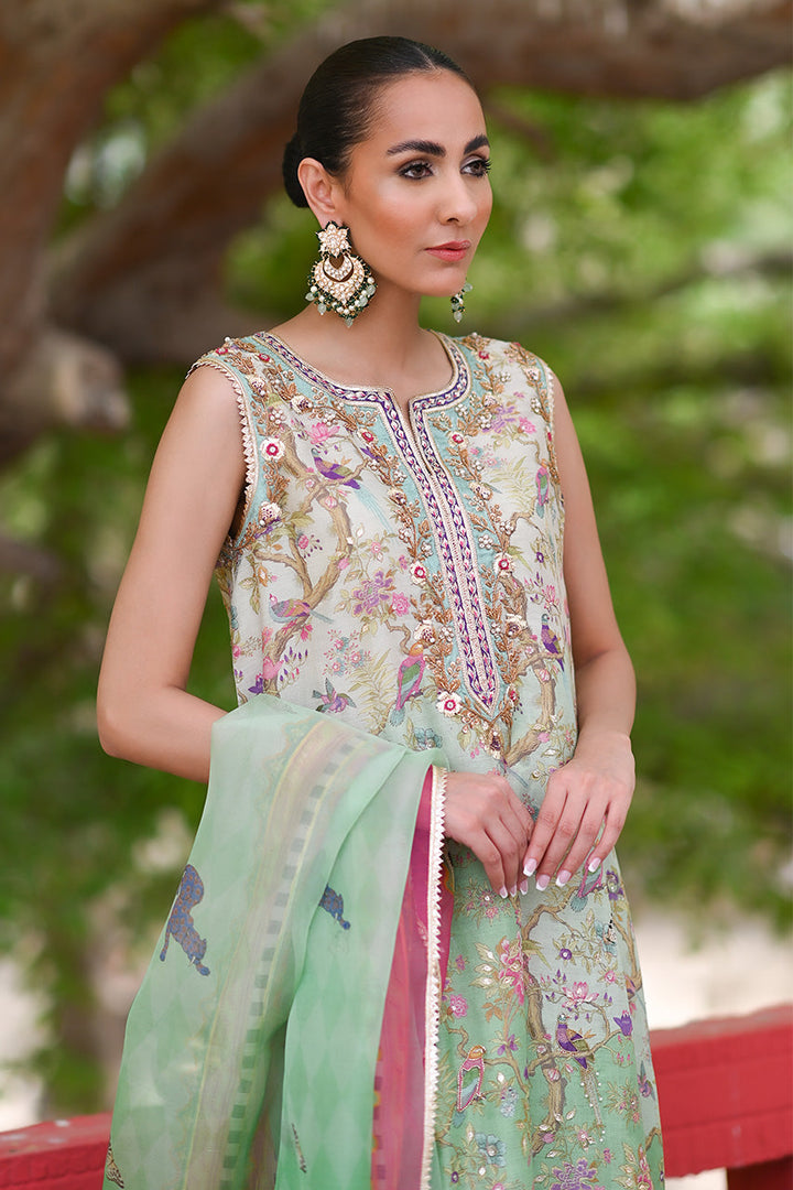 Kurta & Dupatta-Khaddi Silk