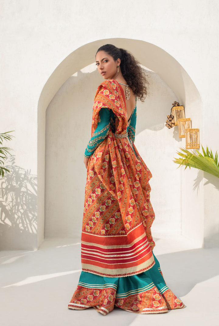 Peshwas & Dupatta-Khaddi Silk