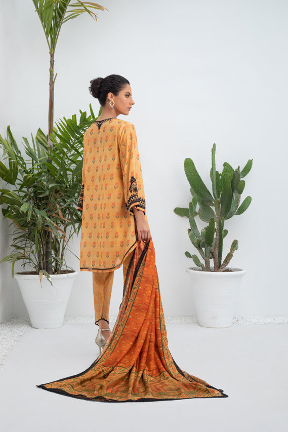 Kurta & Dupatta-Khaddi Silk