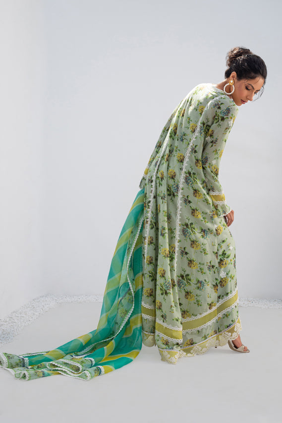 Shirt & Dupatta-Khaddi Silk