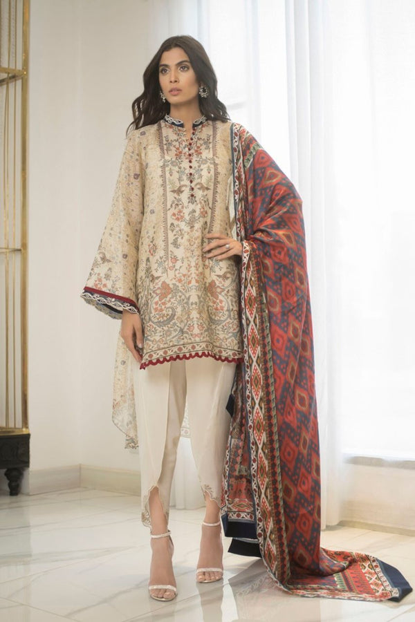 Shirt & Dupatta-Raw Silk