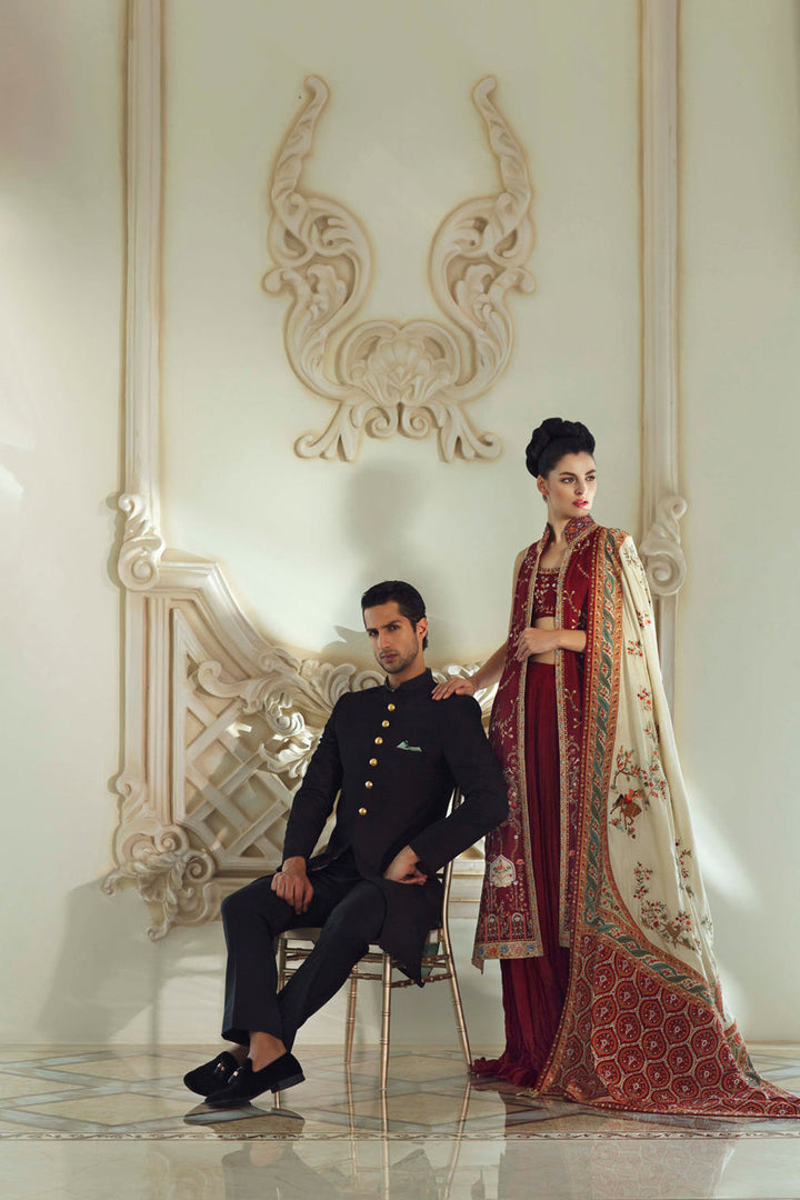 Sherwani-Raw Silk