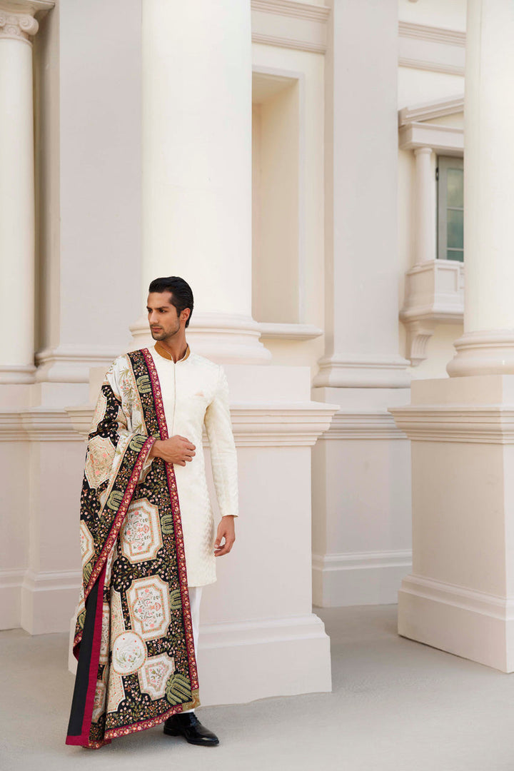 Sherwani-Raw Silk