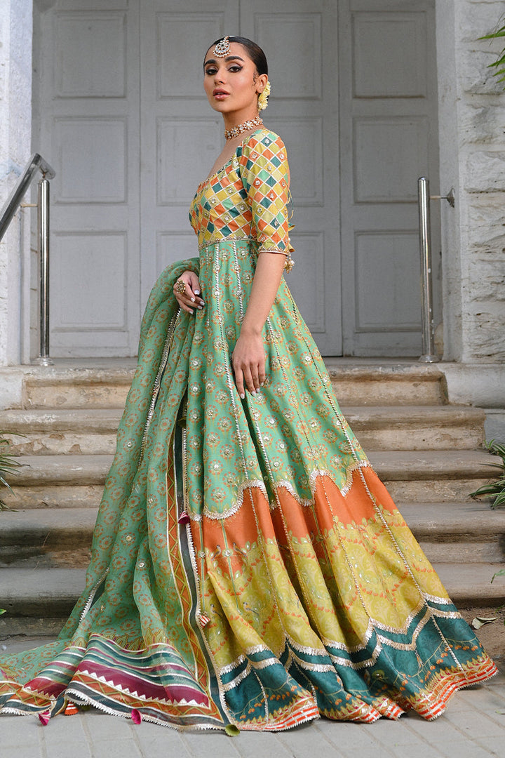 Peshwas & Dupatta-Khaddi Silk