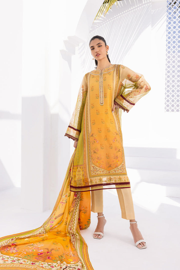 Kurta & Dupatta-Cotton Net